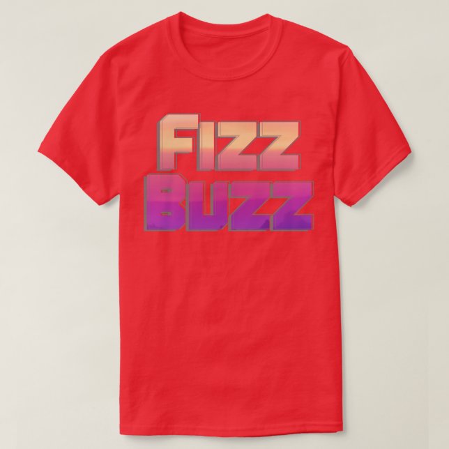 Camiseta Fizz Buzz (Frente do Design)