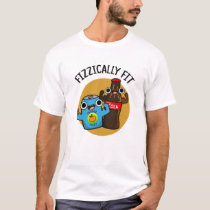 Camiseta Fizzy Cola Pun Fizzy Ajustado Engraçado
