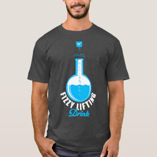 Camiseta Fizzy Levantando a bebida Willy Wonka Charlie e o