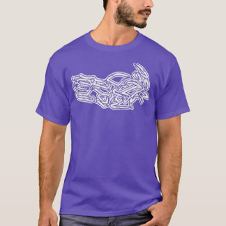 Camiseta FJR1300 Caligrafia FJR 1300 Esporte desportivo T