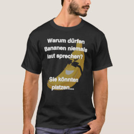 Camiseta Flachwitz Banane die Platz Comic Design