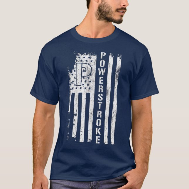 Camiseta Flag Americano Powerpress (Frente)