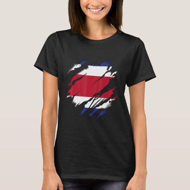 Camiseta Flag Identity Pride Heritage Costa Rica (Frente)