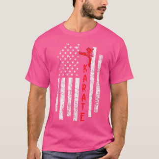 Camiseta Flag Karate dos Estados Unidos