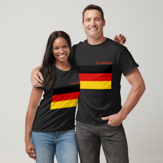 Camiseta Flag of Germany custom-cut