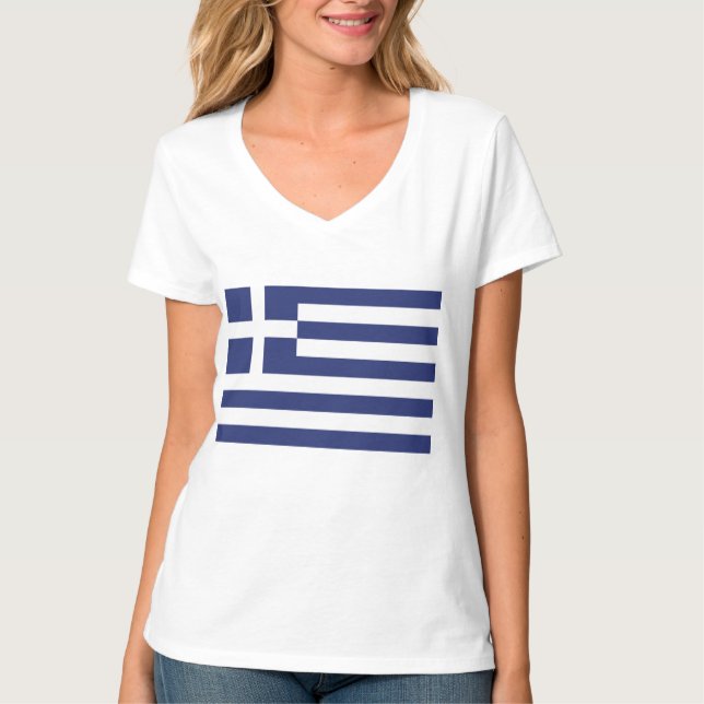 Camiseta Flag of Greece (Frente)