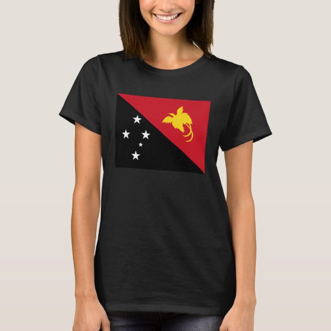 Camiseta Flag of Papua New Guinea (Frente)