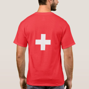 Camiseta Flag of Switzerland Svizzera - Suíça Suisse -