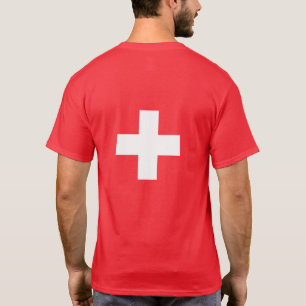 Camiseta Flag of Switzerland Svizzera - Suíça Suisse -