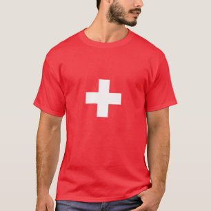 Camiseta Flag of Switzerland Svizzera - Suíça Suisse -
