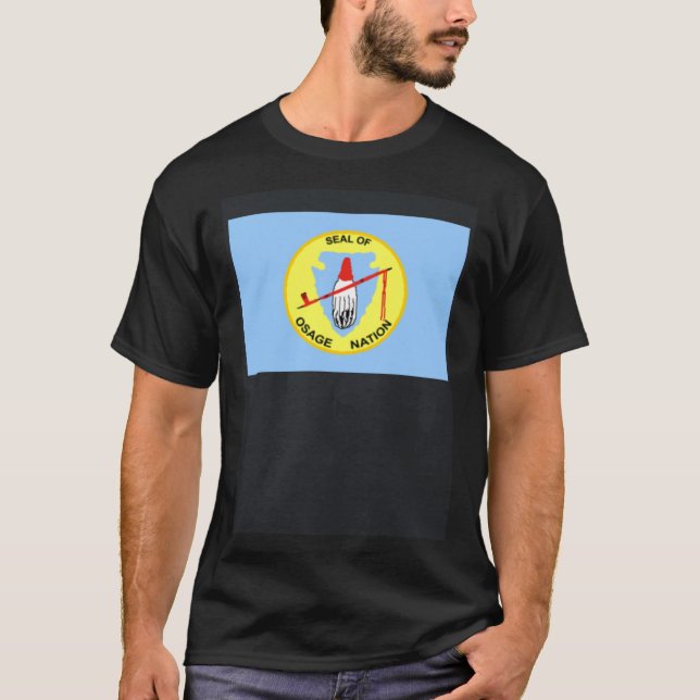 Camiseta Flag of the Osage Nation of Oklahoma USA (Frente)