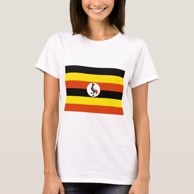 Camiseta Flag of Uganda (Frente)