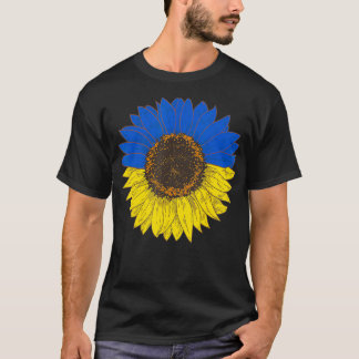 Camiseta Flag Sunflower Ukrainian Support Vintage southern 