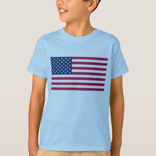 Camiseta FLAG_USA, Dia da Independência de 4 de julho