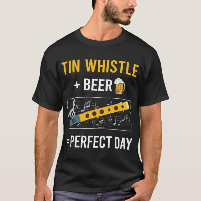 Camiseta Flageolet de Assobio do Dia da Cerveja (Frente)