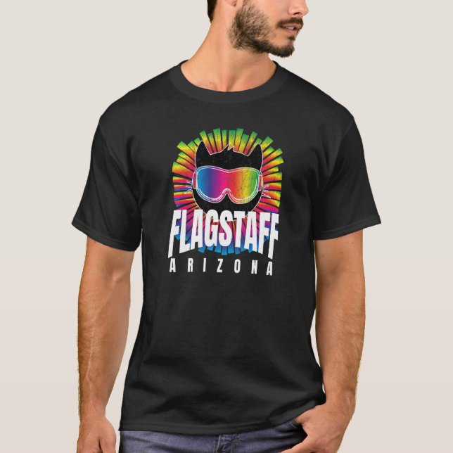 Camiseta Flagstaff Cool Cat com Óculos de Esqui Flagstaff A (Frente)