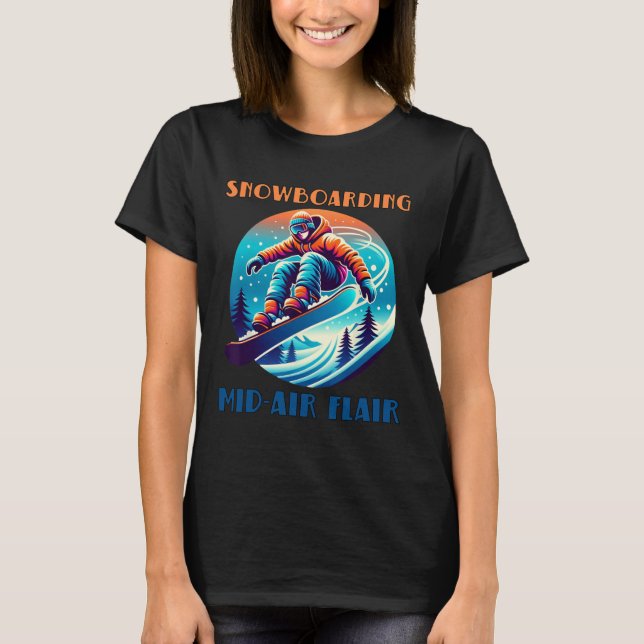 Camiseta Flair de Médio de neve (Frente)