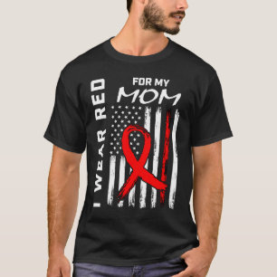Camiseta Flair Vermelho Dia das Mães Conscientização sobre