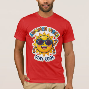 Camiseta Flaire de Explosão Solar O Adesivo de Verão Defi