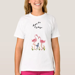Camiseta Flamboyant Flamingo Fantasy: Inspirado em Pássaro