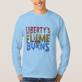 Camiseta Flame Burns da Liberdade