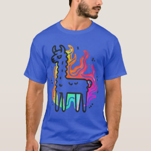 Camiseta Flame Llama Glow