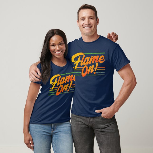 Camiseta "Flame On!" (Unissex)