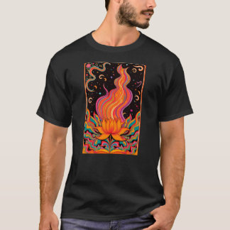 Camiseta Flame Psicodélico