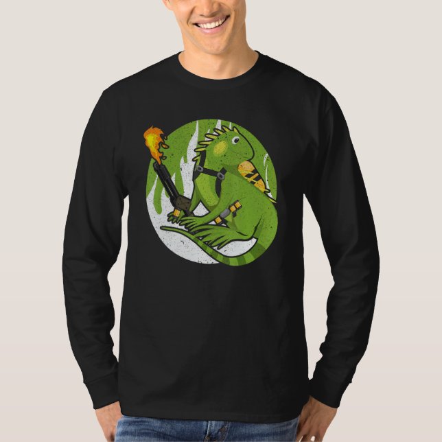 Camiseta Flame Thrower  Flamethrower Hot Burn Dragon (Frente)