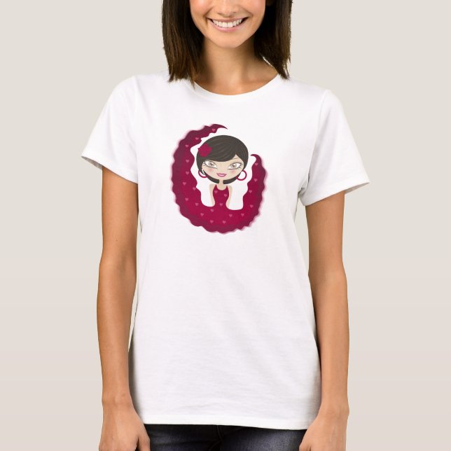 Camiseta flamenco (Frente)