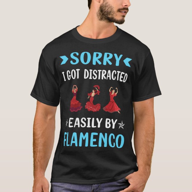 Camiseta Flamenco distraído (Frente)