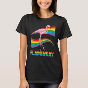 Camiseta Flamingay Gay Flamingo Lgbt Pride Lésbica Orgulho
