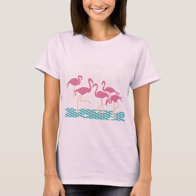 Camiseta flamingo (Frente)
