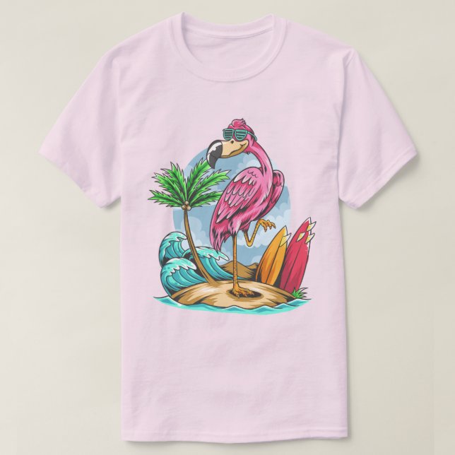 Camiseta Flamingo (Frente do Design)