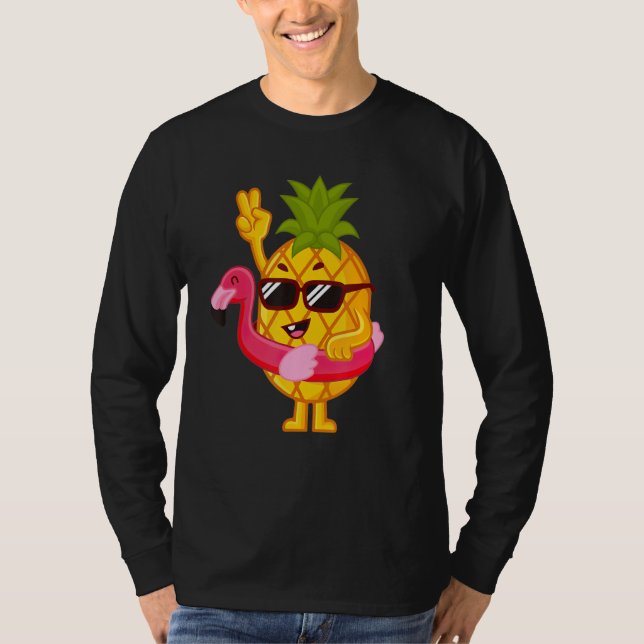Camiseta Flamingo, abacaxi, Flamingo Swing Swinger M (Frente)