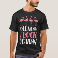 Flamingo Acalme O Pássaro Rosa Engraçado