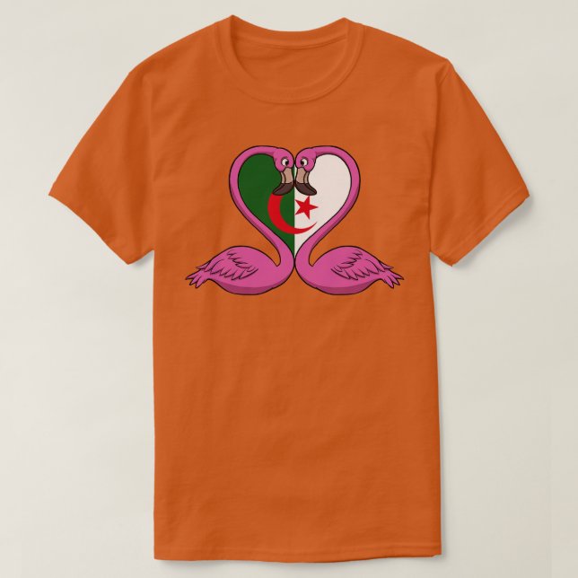 Camiseta Flamingo Argélia (Frente do Design)