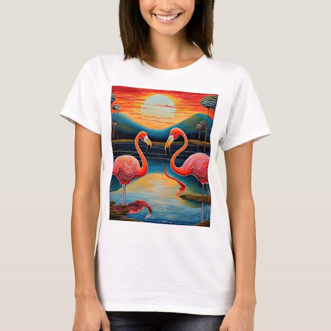 Camiseta Flamingo Attração (Frente)