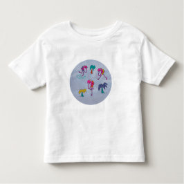 Camiseta Flamingo Beach Toddler T Shirt