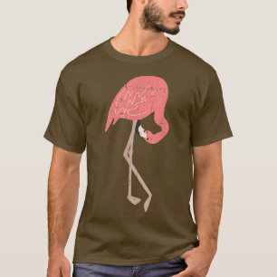 Camiseta Flamingo Beach Tropical Night Sky Legal Amor Anima