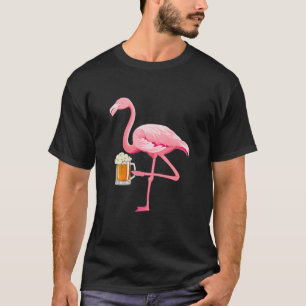 Camiseta Flamingo Beer Party - Bebendo Engraçado Drinkers 