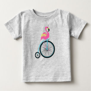 Camiseta Flamingo, Bicicleta Penny Farthing