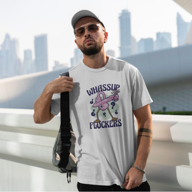 Camiseta Flamingo Bird Dabbing (Criador carregado)