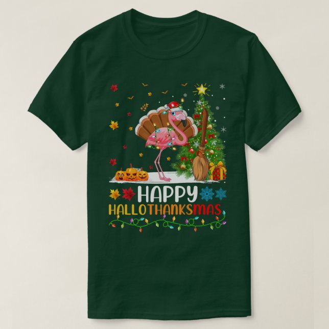Camiseta Flamingo Bird Lover Funny Happy Flamingo Hello Tha (Frente do Design)