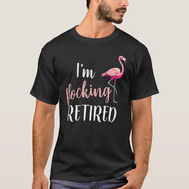 Camiseta Flamingo Bird  Retirement (Frente)