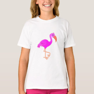 Camiseta Flamingo Bonito - Feliz