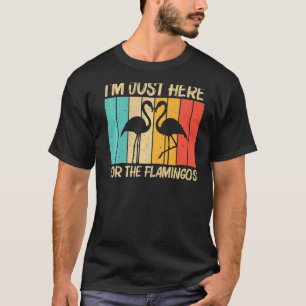 Camiseta Flamingo Bonito Para Homens Flamingo Bird