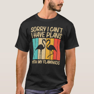 Camiseta Flamingo Bonito Para Homens Flamingo Bird