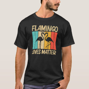 Camiseta Flamingo Bonito Para Homens Flamingo Bird
