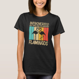 Camiseta Flamingo Bonito Para Homens Flamingo Bird